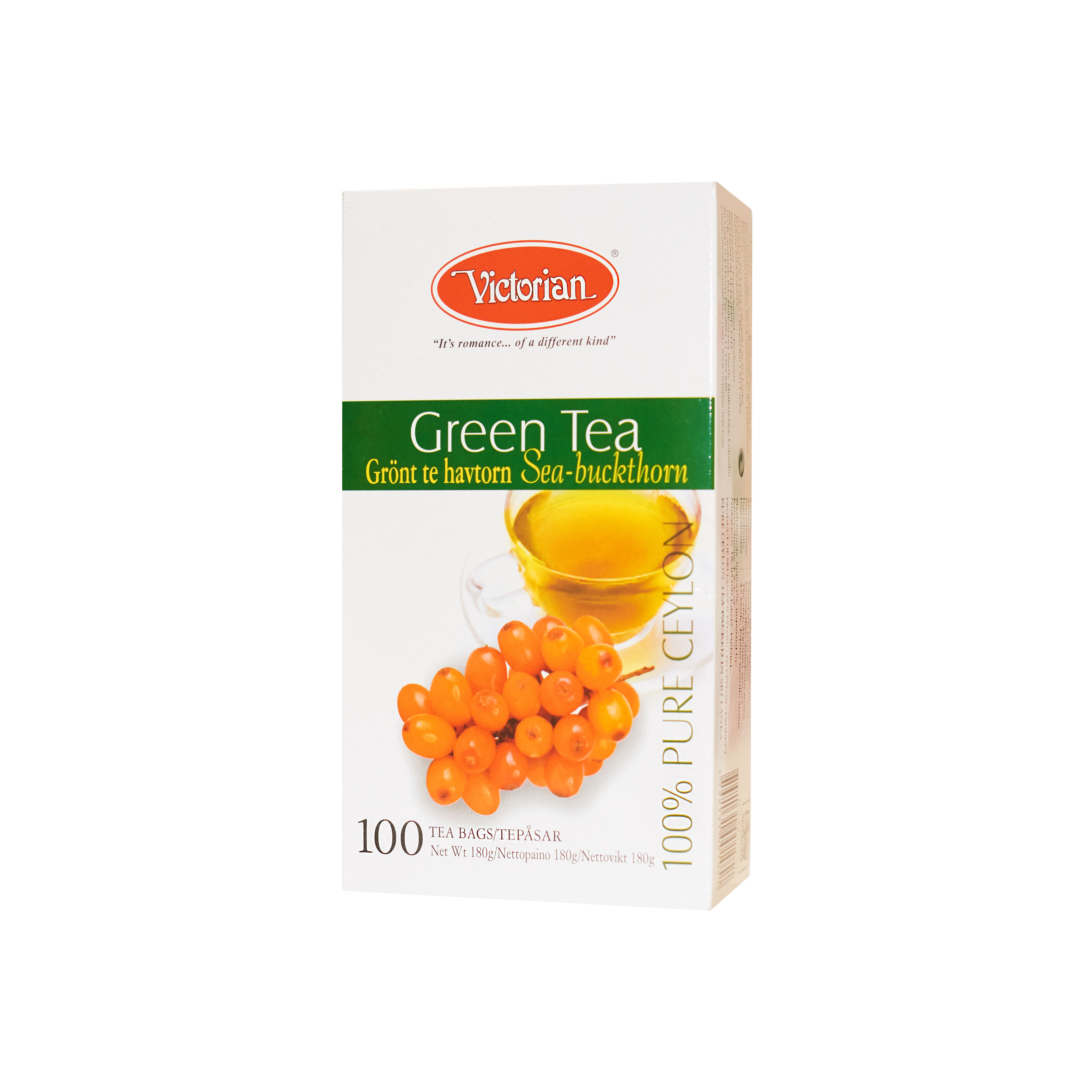 Victorian Green Tea & Sea Buckthorn 100Pcs